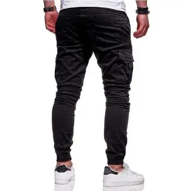 2019 Spring Autumn Solid Casual Men Pants Joggers Slim Hot Sale New Brand Men's Trousers GD1191 | Мужская одежда