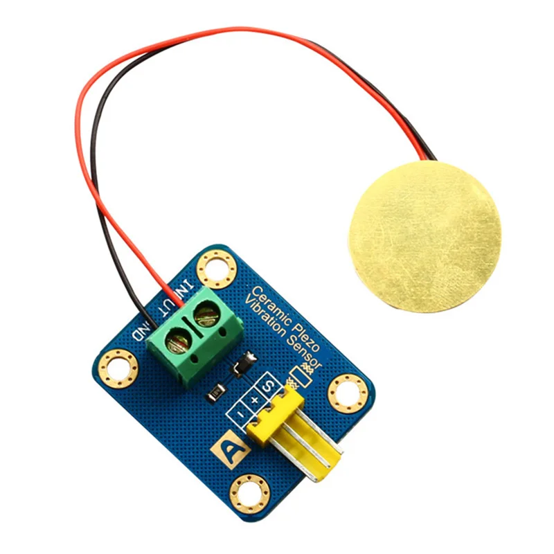 Пьезоэлектрический керамический датчик вибрации Arduino электронные строительные