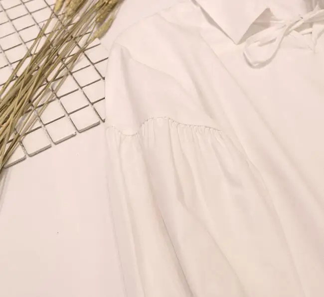 2020 Новейшие женские бандажные банты с пышными рукавами нарисованная веревка