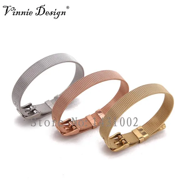 Винни Дизайн Ювелирные изделия серебряного цвета розовое золото сетка Хранитель