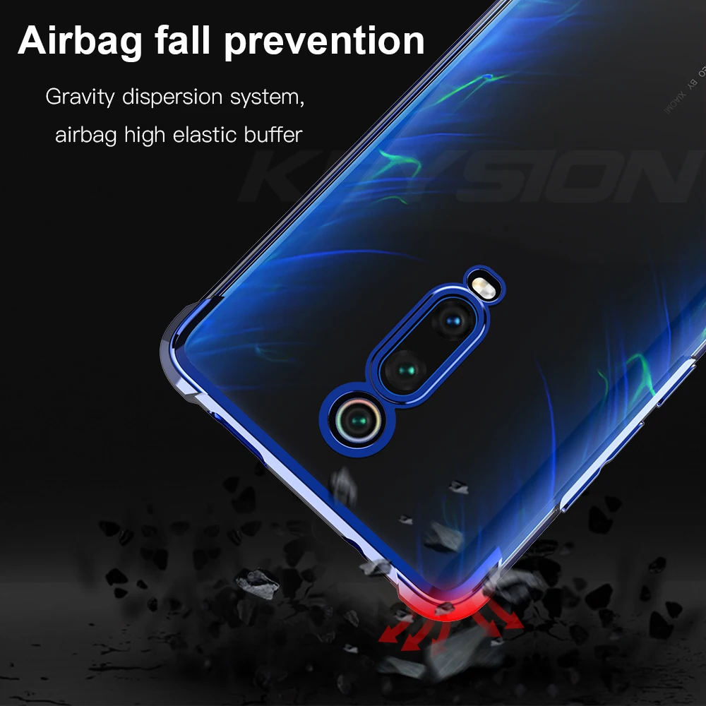 Противоударный чехол KEYSION с покрытием для Red mi K20 K20 Pro Note8, противоударный чехол с воздушной подушкой для задней панели телефона Xiaomi mi 9T mi 9 Lite