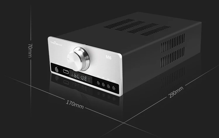 70 Вт HiFi Bluetooth 4,2 Поддержка APTX USB 2.1CH TDA7293 чистый цифровой аудио усилитель 24 бит 48 кГц домашний усилитель мощности 110 В или 220 В
