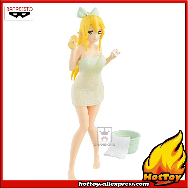 100% оригинальная коллекция Banpresto EXQ Figure Yukemuri Leafa от &quotSword Art Online: Code Register&quot|Игровые