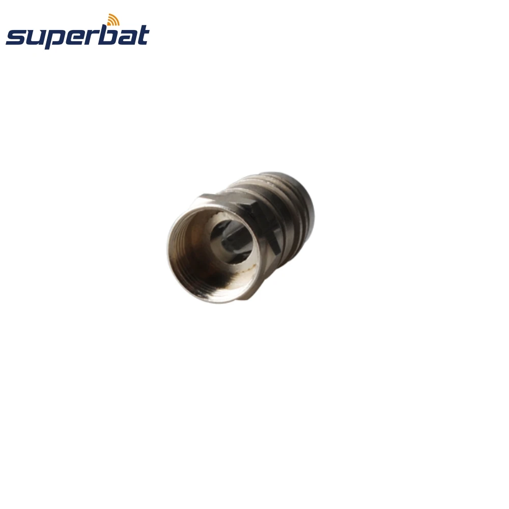 Superbat 10 шт. 75 ом F коннектор ОБЖИМНАЯ заглушка RF коаксиальный для RG6 | Мобильные
