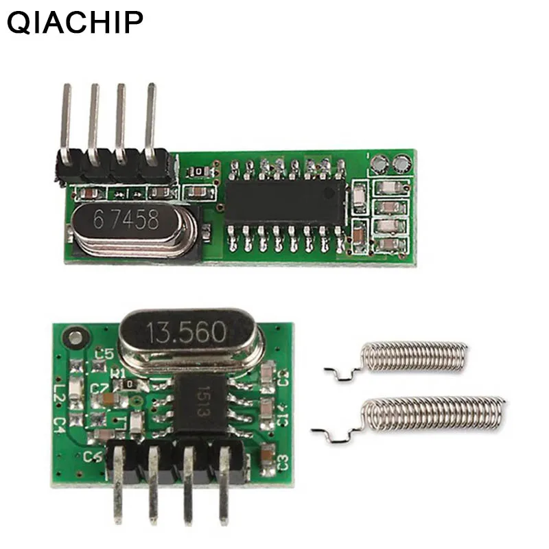 Купи QIACHIP 433mhz Mini Low Power RF Relay Receiver & RF Transmitter Module Wireless Remote Control Switch For Smart Home Switch DIY за 130 рублей в магазине AliExpress