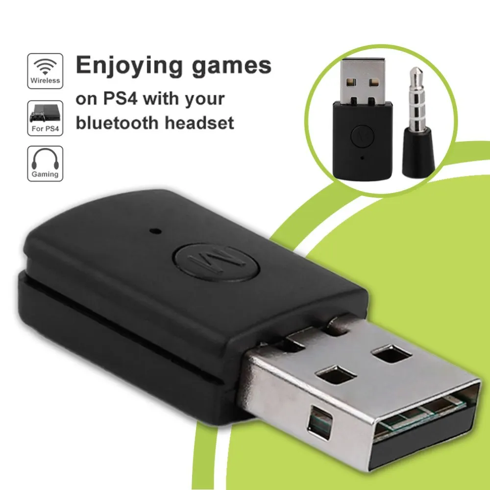 Usb-адаптер Bluetooth передатчик для PS4 Playstation Bluetooth 4,0 гарнитуры приемник наушников ключ