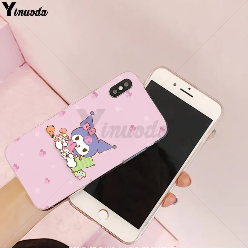 Yinuoda Kuromi Customer высококачественный чехол для телефона Apple iPhone 8 7 6 6S Plus X XS MAX 5 5S SE XR |