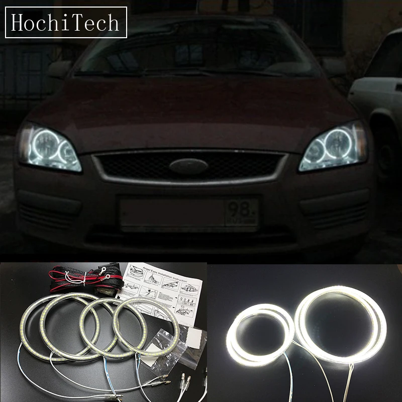 HochiTech ультра яркие красные/зеленые/Белый светодиодный глаза ангела 2500LM гало