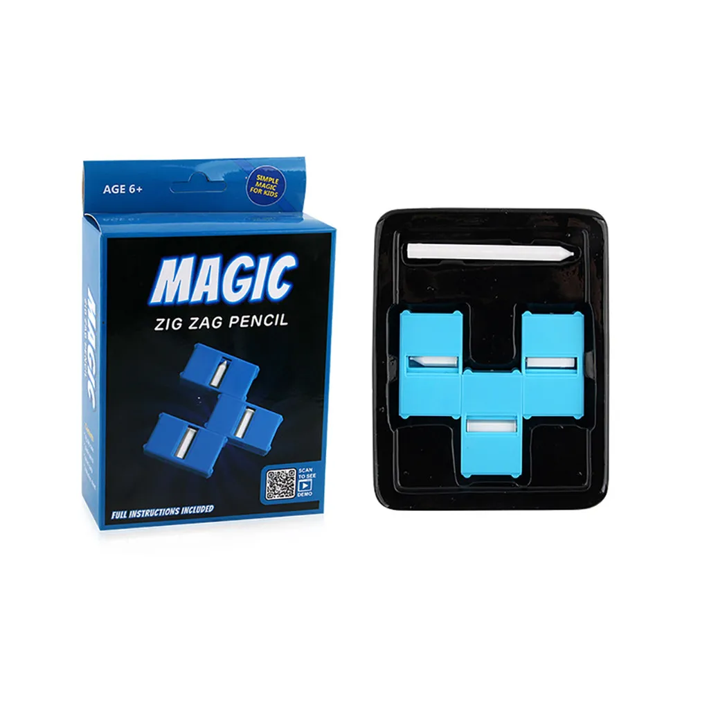 

Children learn magic toy magician ZigZag pencil close-up classic cut and restore pencil magic trick children's educational toys