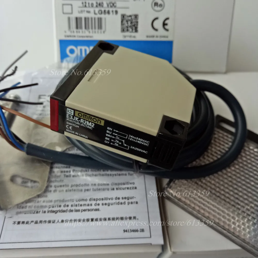 Фотоэлектрический Переключатель Omron 24-240 В переменного тока 12-240 постоянного