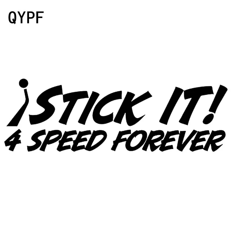 QYPF 17 7 см * 5 8 приклейте его! Виниловая наклейка 4 speed Forever для автомобиля стикер