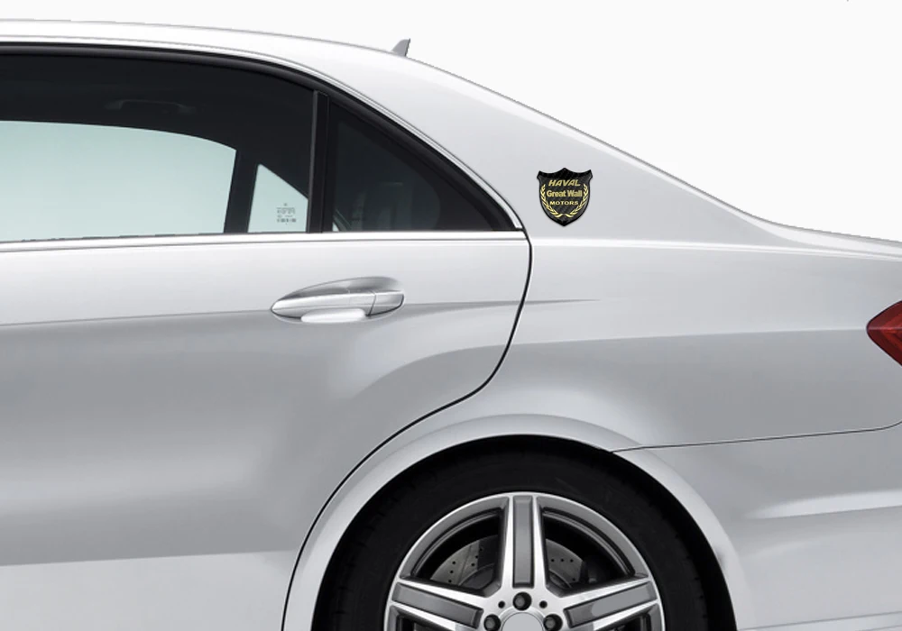 Тонкий значок из углеродного волокна для Haval H3 H6 Sport Coupe m2 m4 t FEK Silah Tabanca Korna h2 h5 h7 h8 h9