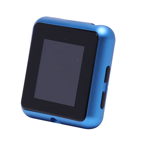 Blue Mahdi MP3 плеер Bluetooth радио FM мини цифровой аудио плеер Портативный USB сенсорный экран музыкальный плеер Поддержка TF карта с зажимом - Цвет: Blue
