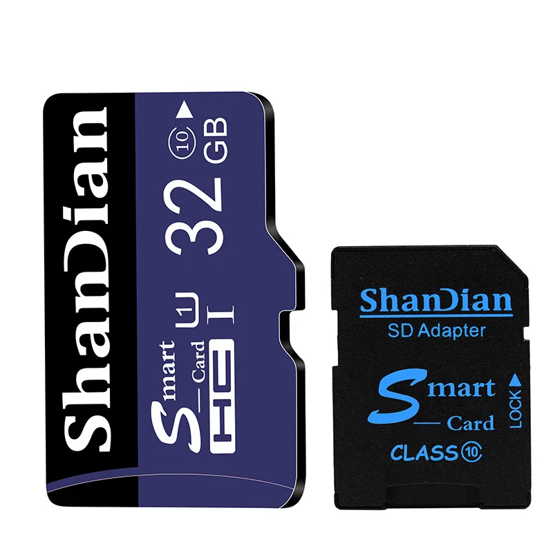32 Гб SHANDIAN реальная емкость оранжевый Micro sd карты высокая скорость 32 ГБ 16 ГБ 8 ГБ 4 ГБ карты памяти Бесплатный адаптер карты пакет - Емкость: 32 Гб