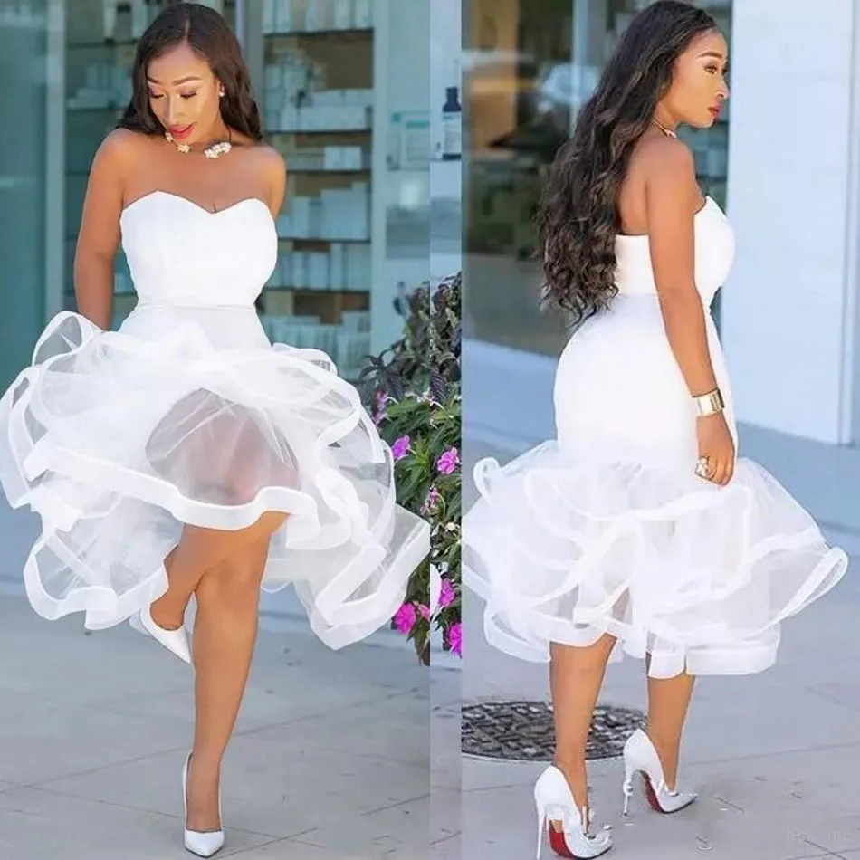 

abiye Sweetheart Ruffles Evening Gowns Off Shoulder abendkleider Plus Size Evening Dress African Women Wear robe de soiree