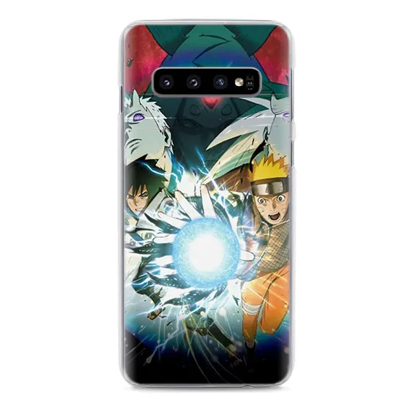 01 Аниме «Наруто» как у героя мультфильма Саскэ телефон чехол s для samsung Galaxy S8 S9 S10 плюс S10e M10 M20 M30 A10 A30 A50 Жесткий PC задняя крышка чехол - Цвет: 01