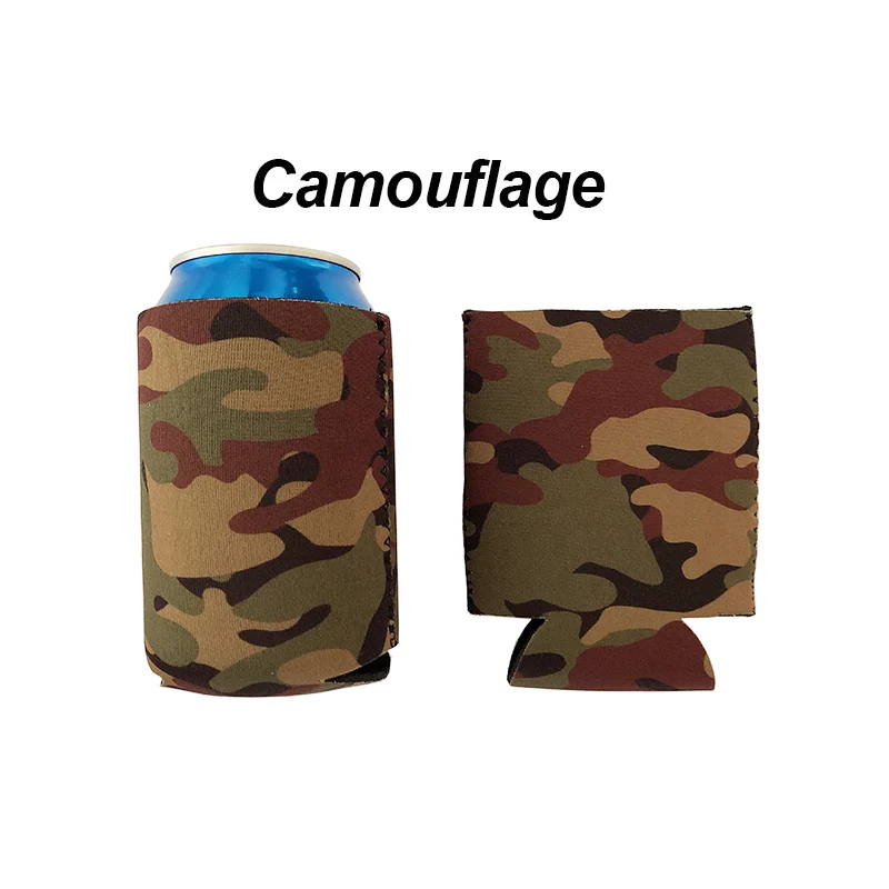 1 шт. неопреновые пустые бутылки пива охладители на заказ Koozie может охладители рукава Свадьба для подарка День Рождения украшения для девичника - Цвет: Camouflage