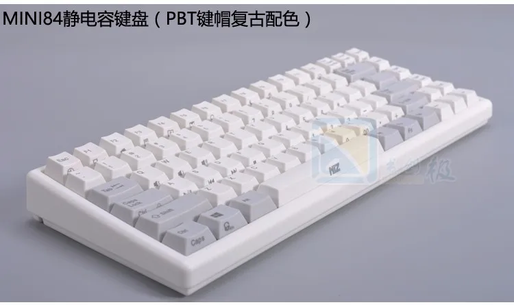 Слива 84 Электростатическая емкостная механическая клавиатура 35g RGB с подсветкой компактная игровая клавиатура PBT keycap Съемная 84 мини слива