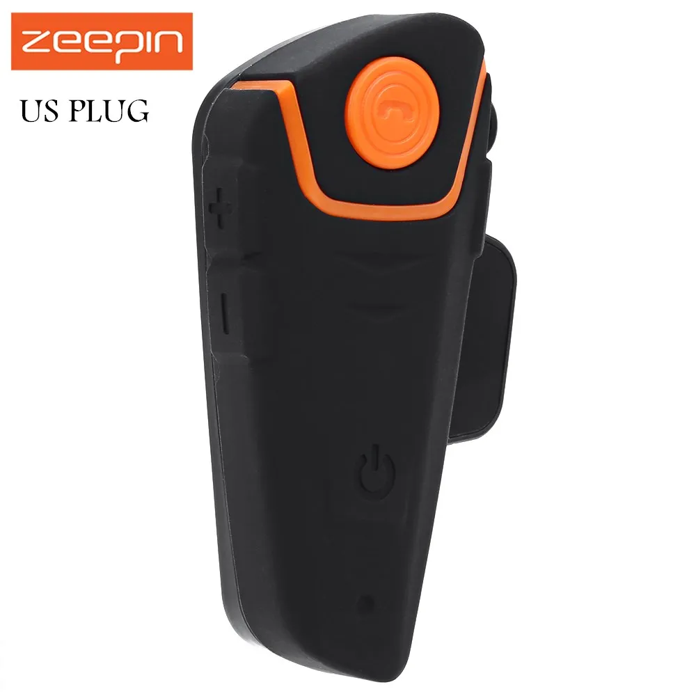 US Plug Bluetooth V3.0 Motorcycle Intercom Intercomunicador Moto Helmet Support GPS Pairing FM Radio Answer And Hang Up Call | Автомобили