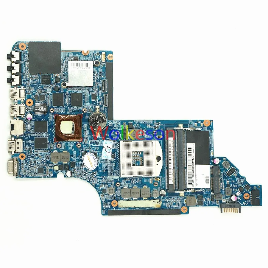 SHELI для HP Pavilion DV6 DV6-6000 материнская плата для ноутбука 650799-001 HM65 HD6770 GPU DDR3 тест ОК