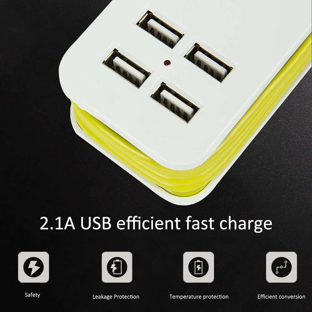 1200 Вт розетки 1/2 EU Plug 1 5 м Кабель для программирования в несколько Порты и разъёмы