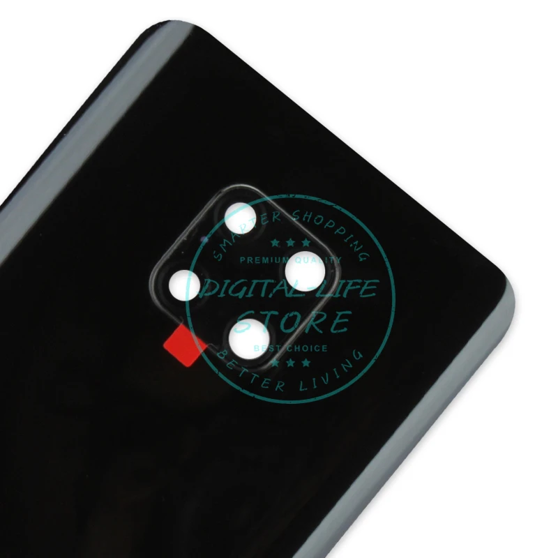 Оригинальная задняя крышка батарейного отсека для Huawei Mate 20 Pro стеклянный корпус +