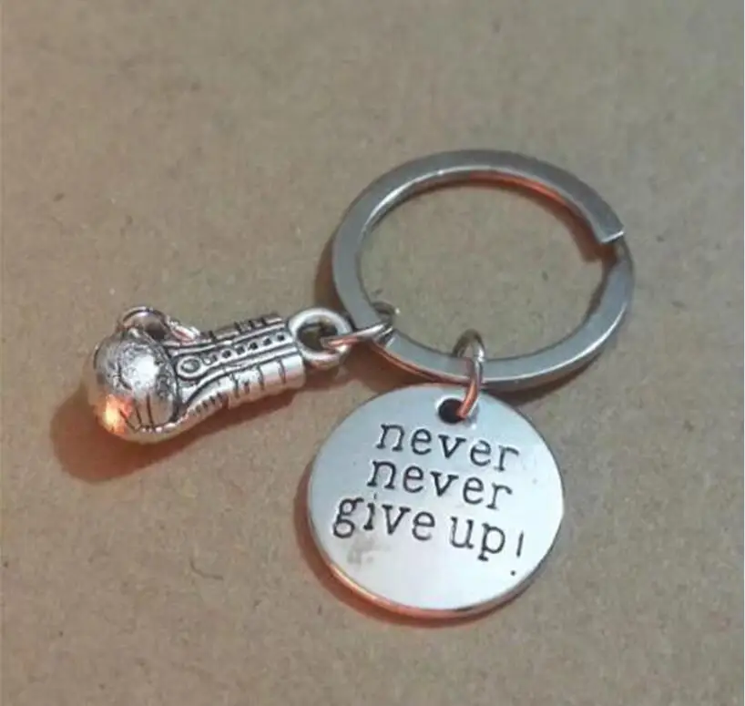 Боксерские перчатки волейбол баскетбол Софтбол подвеска кольцо для ключей