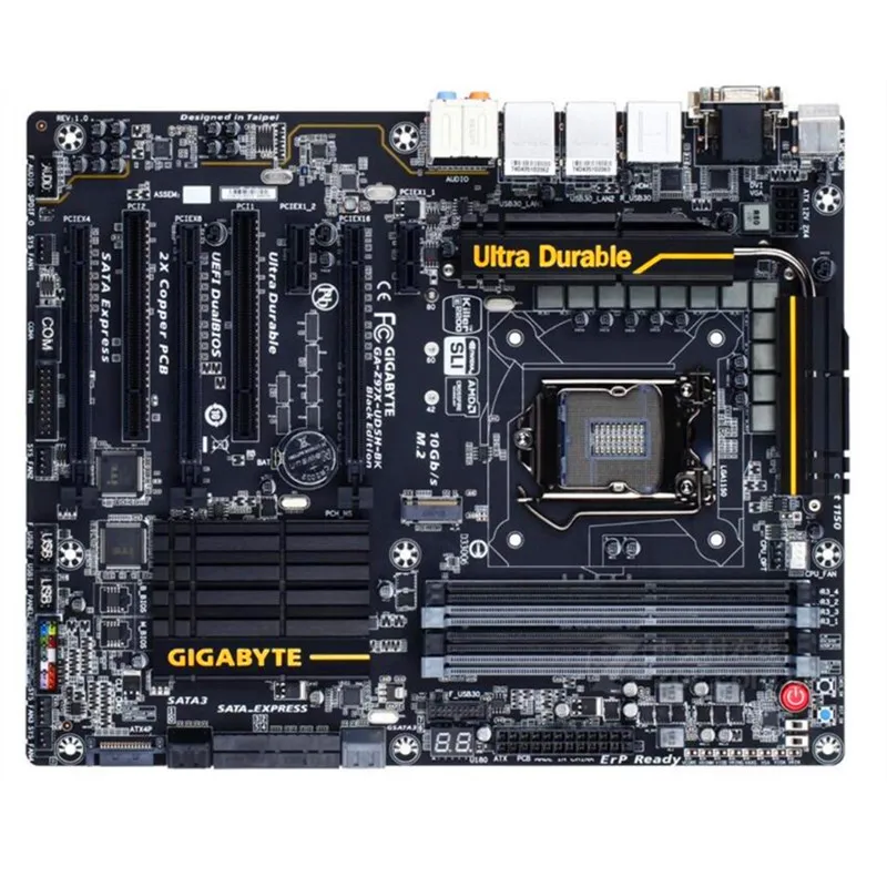 Для Gigabyte GA-Z97X-UD5H-BK б/у Z97 Z97X материнская плата Z97X-UD5H-BK разъем LGA 1150 USB3.0