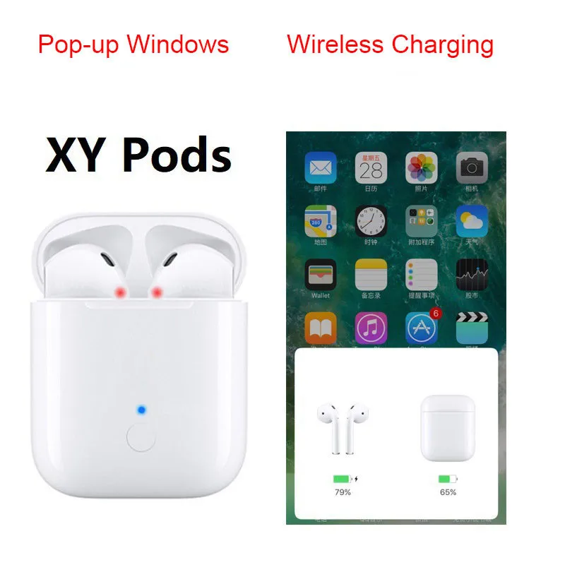 2019 Touch XY стручки TWS беспроводной Bluetooth 5 0 с зарядки вкладыши 3D super bass Наушники