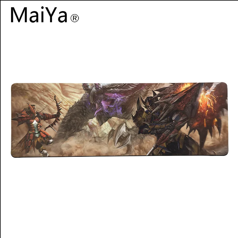 Высококачественный дизайнерский резиновый коврик для мыши Maiya Monster Hunter World DIY