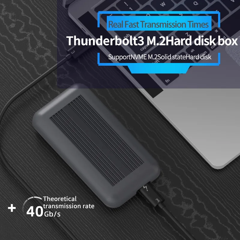 Preise PCIe Thunderbolt 3 M.2 NVME Gehäuse Ssd Box Thunderbolt Fall NVME Mit Thunderbolt 3 TYPE-C ZU TYP C 3,1 Kabel USB3.1 PCIE