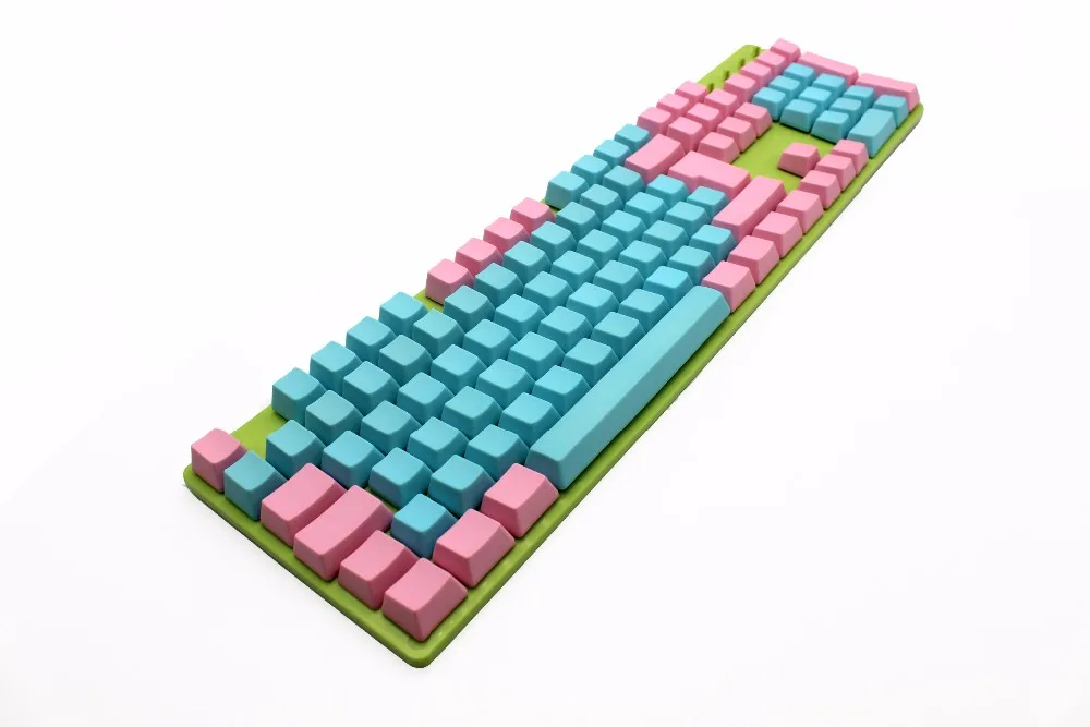 Бесплатная доставка YMDK Blank 104 ANSI 105 ISO Miami клавиатура с толстым профилем PBT OEM для MX