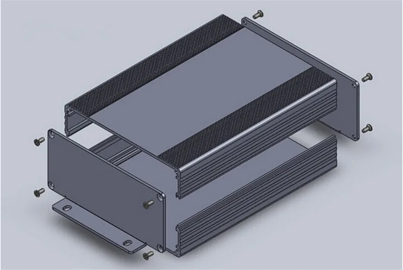 4 шт. алюминиевая Экструзионная распределительная коробка 47*107*145 мм |