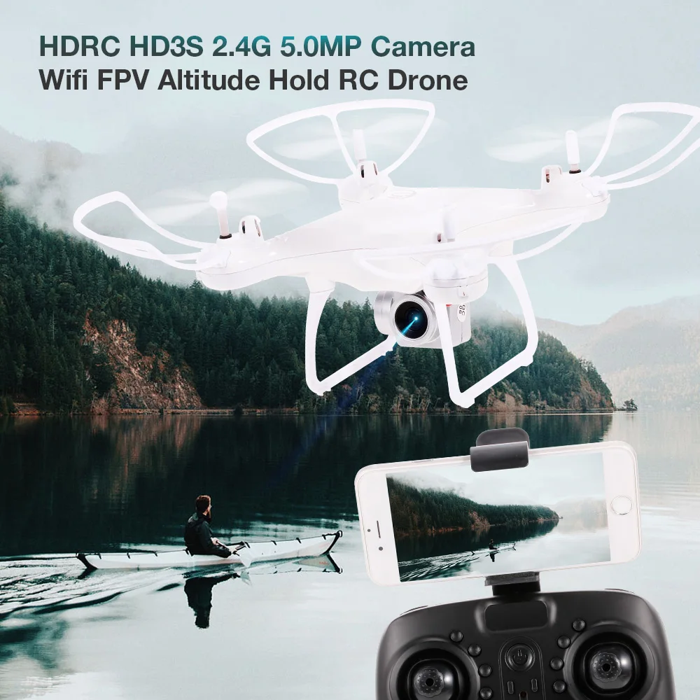 HD3S 2 4G 5.0MP камера RC Дрон селфи Wifi FPV высота удержания Квадрокоптер вертолет |