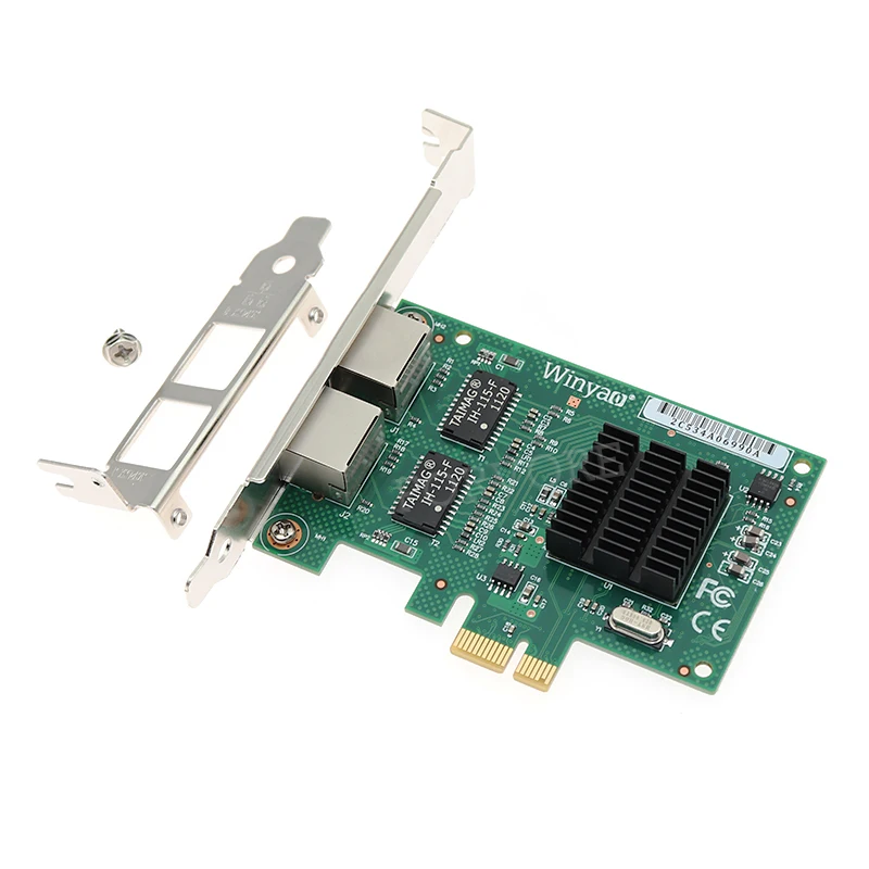 PCIE X1 двойной порт 10/100/1000 Мбит/с гигабитный Ethernet сетевой адаптер для bcm5715 NIC |