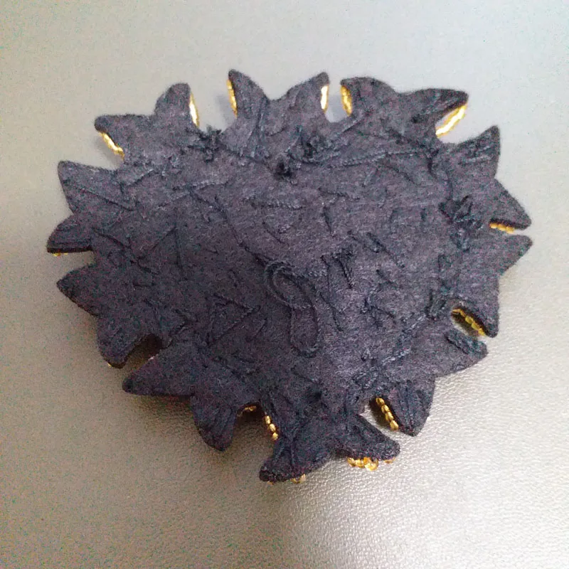 3D Handmade beaded flower Patches for clothing DIY sew on sequin rhinestone heart parches Beaded applique cock patch | Дом и сад