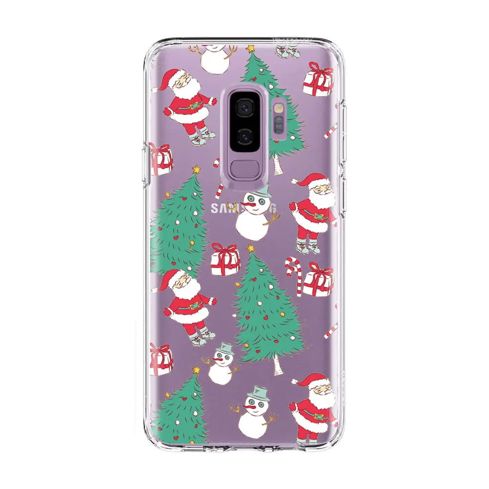 TPU D1998 Чехол для телефона на год, Рождество, Санта Клаус, лось, влюбленный снеговик, чехол для телефона, для samsung S10, S9, S8 PLUS, A30, A50, A70, S10E, A6,, s6, s7 edge, TPU - Цвет: TPU D1998