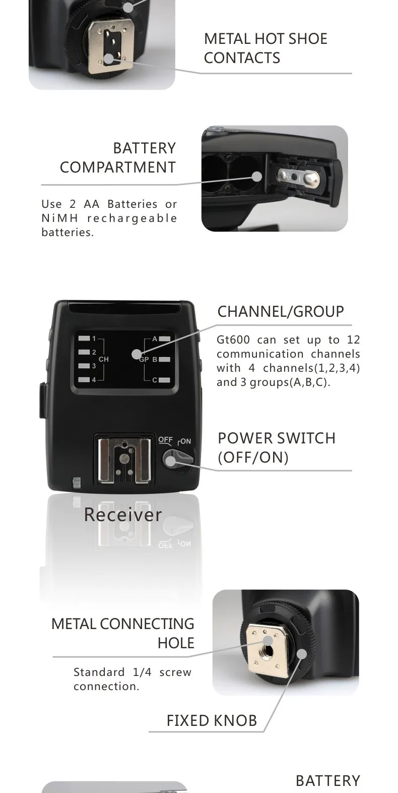 Meike MK-GT600N MK GT600 2,4G Беспроводной 1/8000s HSS ttl вспышка триггера для Nikon D7100 D7000 D5100 D5000 D5200 D90 D70