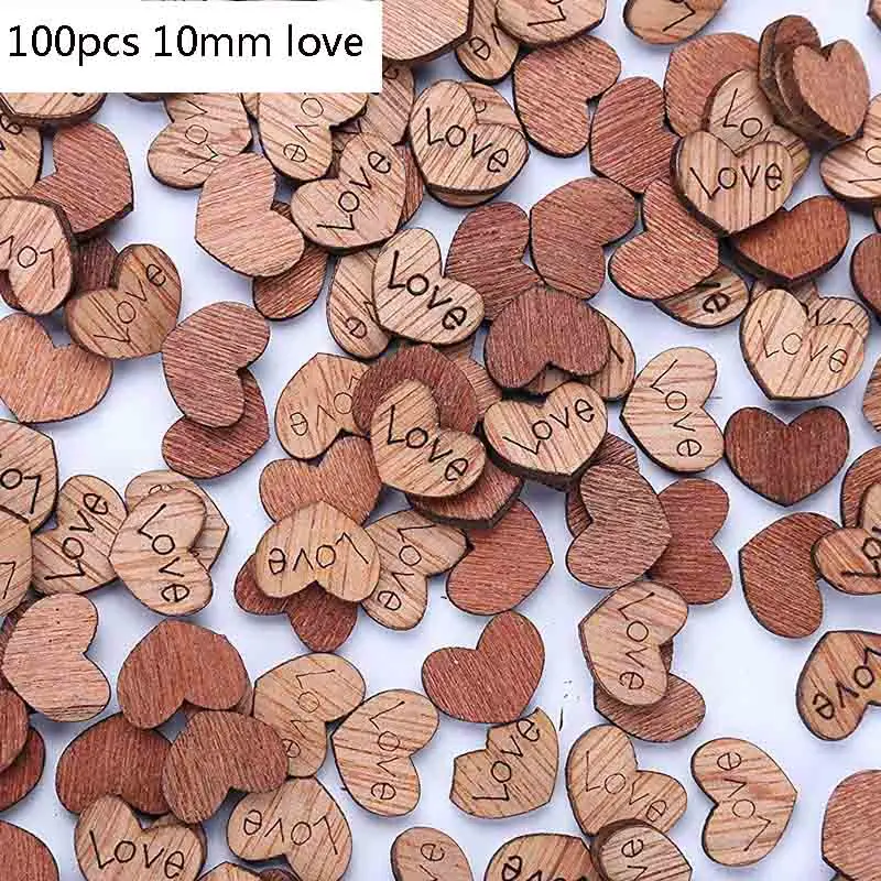 100pcs wood love Mr and Mrs знак украшения для свадебного стола декоративные золотые серебряные буквы Mr& Mrs для Boda свадебные фото реквизит фоны - Цвет: 100pcs wood love
