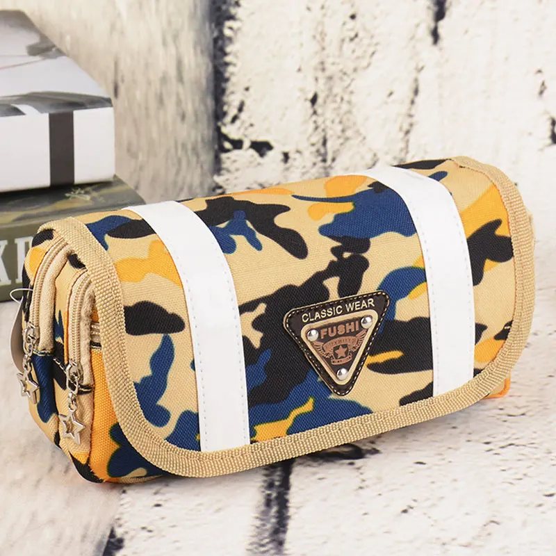 Nicas для школьников камуфляж пенал большой Ёмкость Карандаш сумка estojo Эсколар