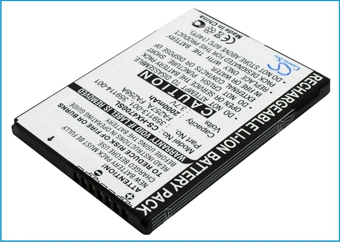 Cameron Sino для HP iPAQ HX4700 HX4705 HX4715 HX4800 ( P/N 290483 B21 359498 001)|ipaq battery|hp ipaq batterybattery hp |
