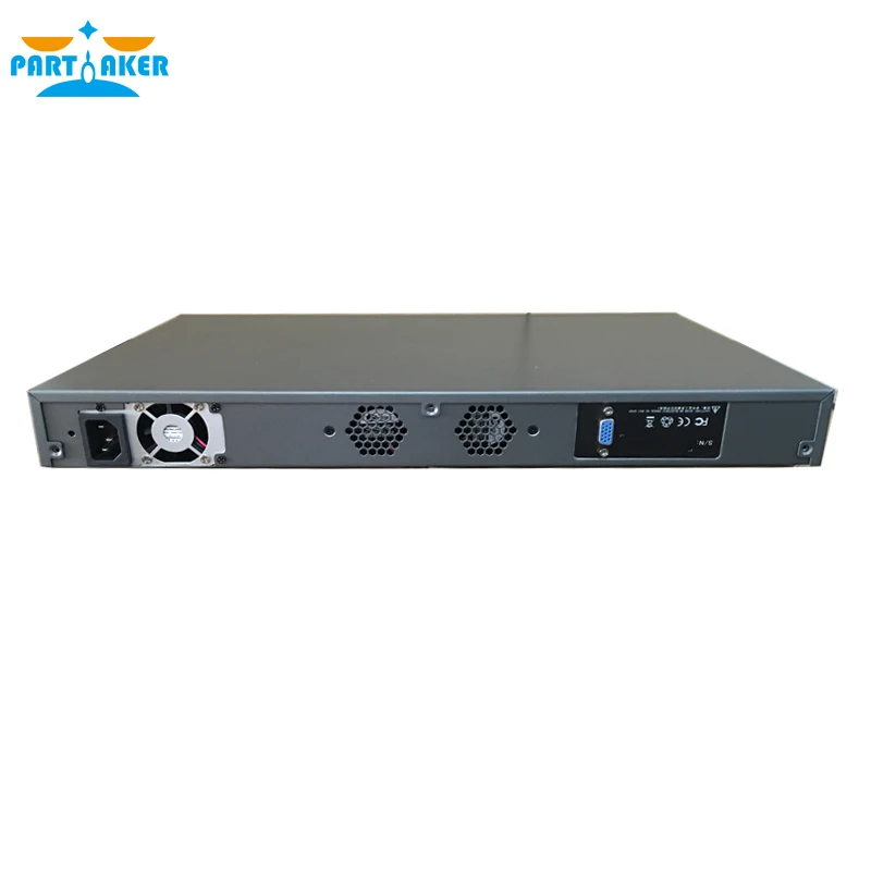 Аппаратный брандмауэр с Intel Z87 I5 4430 4 LAN SPF портами Mikrotik ROS PARTAKER R20 4G RAM 64G SSD|Сетевой