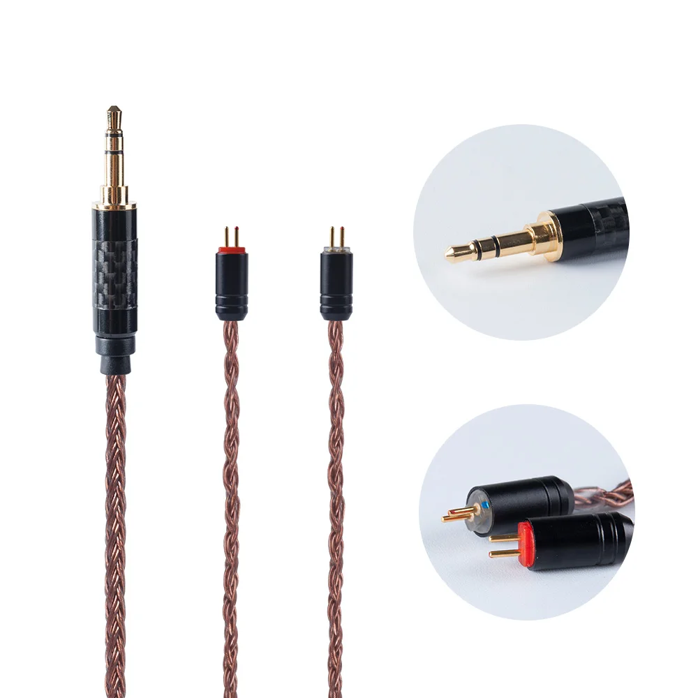HiFiHear 16 Core коричневый позолоченный Модернизированный кабель 2,5/3,5/4,4 мм балансный кабель с MMCX/2pin разъем для KZ AS10 ZS10 ZST CCA C10