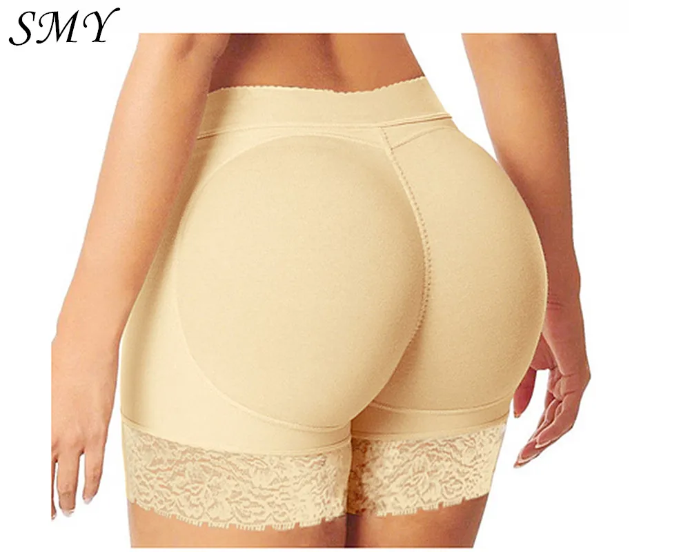 Искусственные ягодицы женские Body Shaper Бесшовные подтягивающие трусы с вкладышами на ягодицы Корректирующее белье для ягодиц Нижнее белье с подкладками моделирующее белье