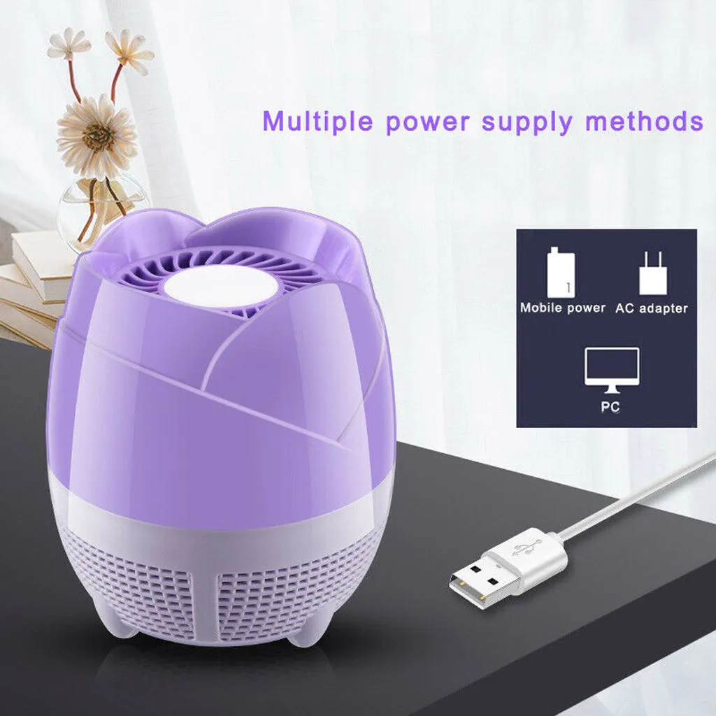Электроника usb лампа-убийца комаров Zapper против насекомых летняя домашняя комната для борьбы с вредителями электрическая Ловушка-убийца комаров для улицы