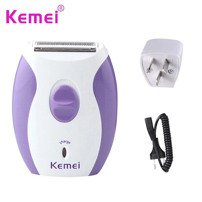 Kemei KM-280R Быстрая доставка Женский перезаряжаемый Эпилятор портативная Женская
