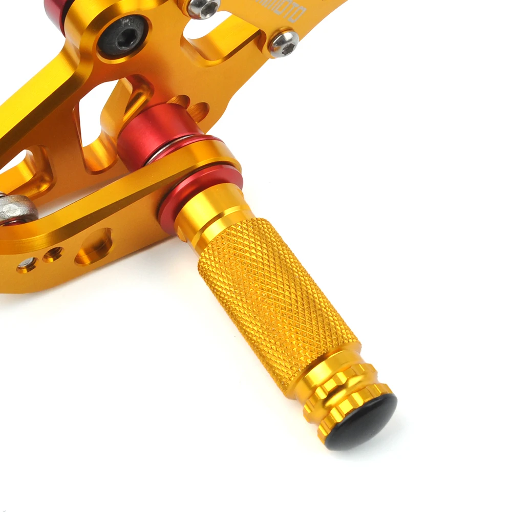 KEMiMOTO Adjustable Rear Set CNC Rearsets Footrest For YAMAHA MT 07 FZ07 MT07 For YAMAHA MT-07 FZ-07 FZ 07