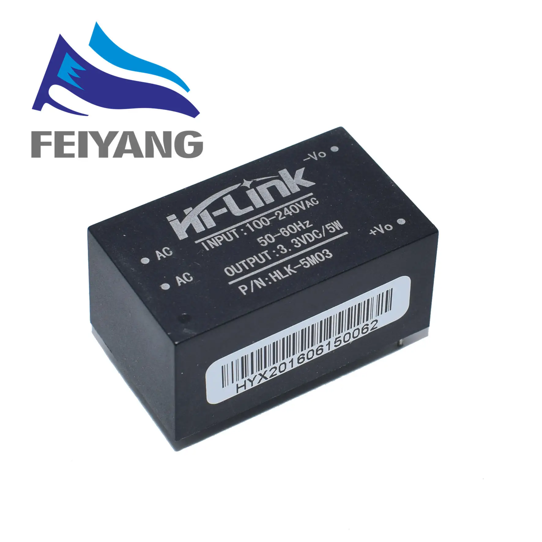 5 шт. HLK-5M05 HLK-5M03 HLK-5M12 5 Вт AC-DC 220 В до 12 В/5 V/3,3 V Buck понижающий модуль питания-преобразователь интеллигентая(ый - Цвет: HLK-5M03