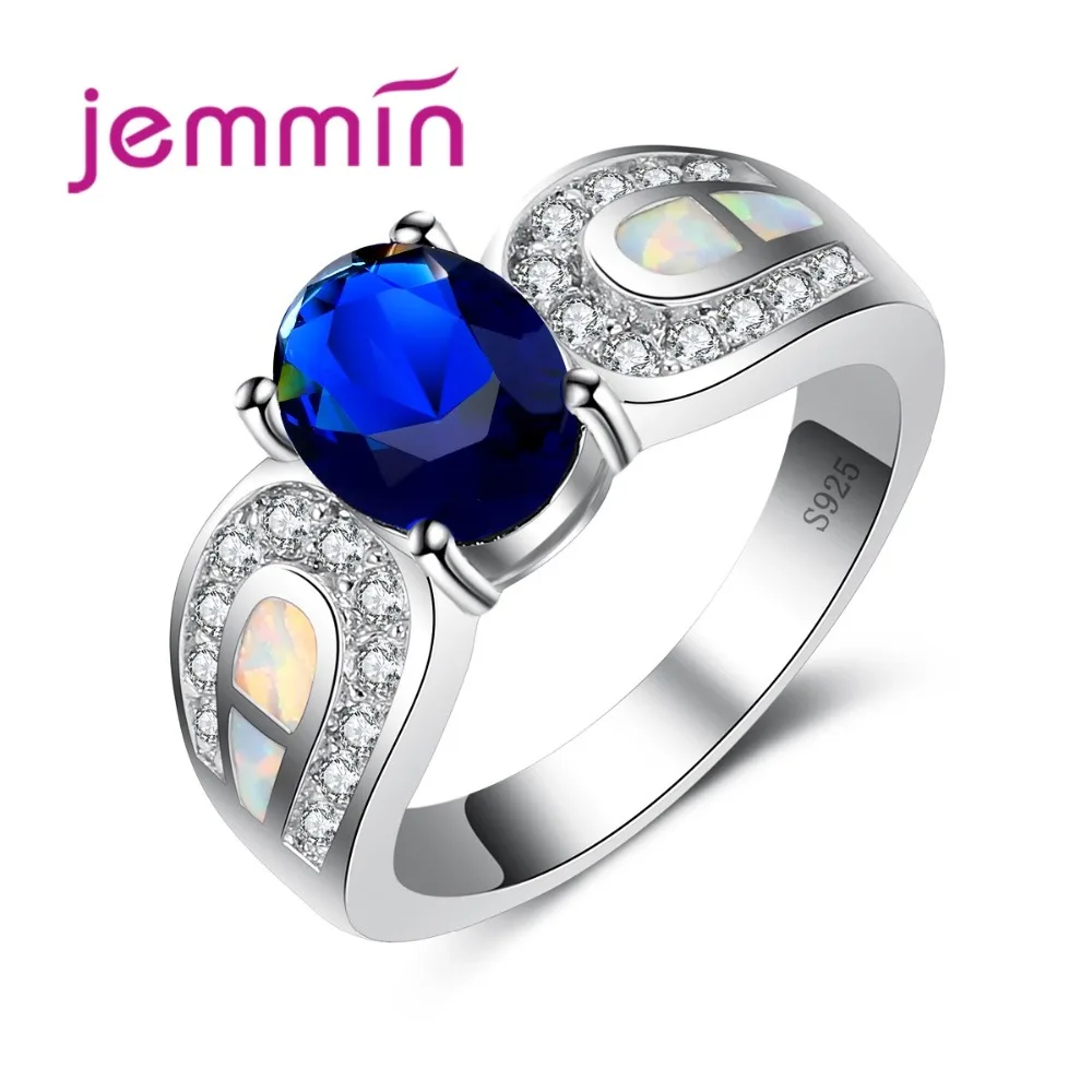 Сапфировое Кристальное обручальное кольцо для невест прозрачные стразы белый