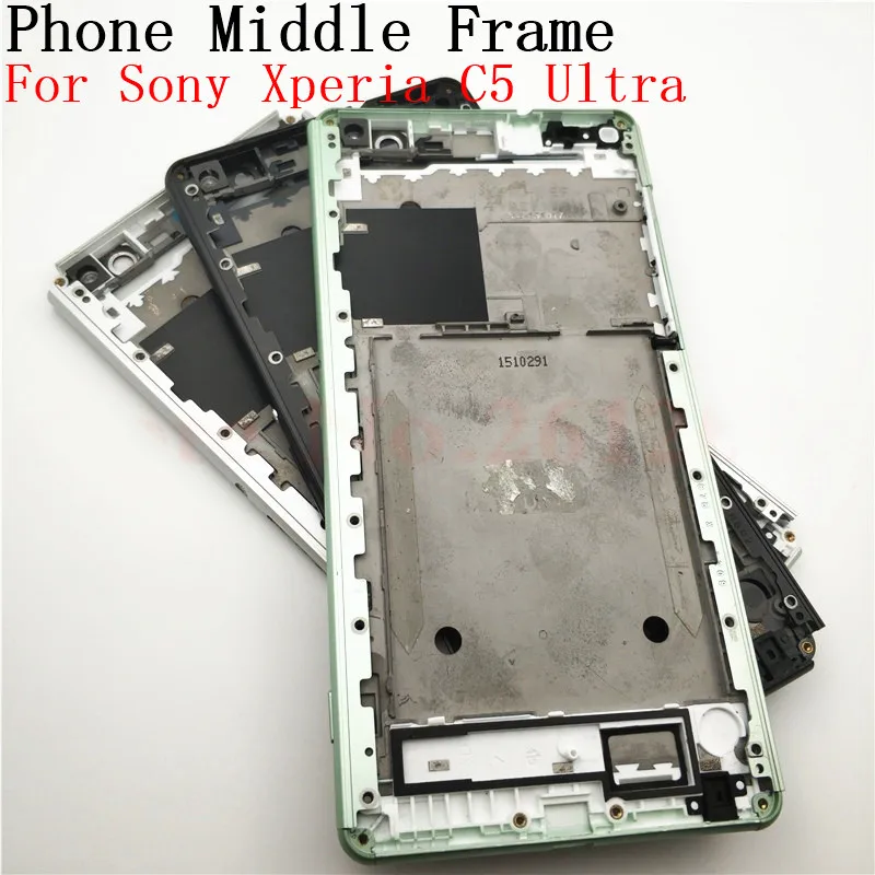 Средняя передняя рамка Корпус для Sony Xperia C5 Ultra E5563 E5553 E5506 ЖК-экран держатель